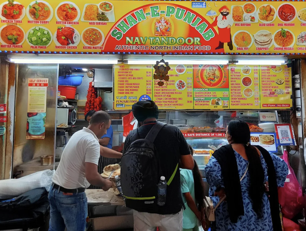 Shan-E-Punjab stall front with customers